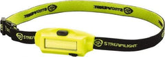 Streamlight - White LED Bulb, 180 Lumens, Hands-free Flashlight - Yellow Plastic Body, 1 Integrated Lithium-Polymer Battery Included - Eagle Tool & Supply