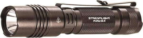 Streamlight - White LED Bulb, 500 Lumens, Industrial/Tactical Flashlight - Black Aluminum Body, 2 CR123A Lithium Batteries Included - Eagle Tool & Supply