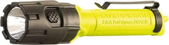 Streamlight - White LED Bulb, 175 Lumens, Industrial/Tactical Flashlight - Yellow Plastic Body, 2 AA Alkaline Batteries Included - Eagle Tool & Supply