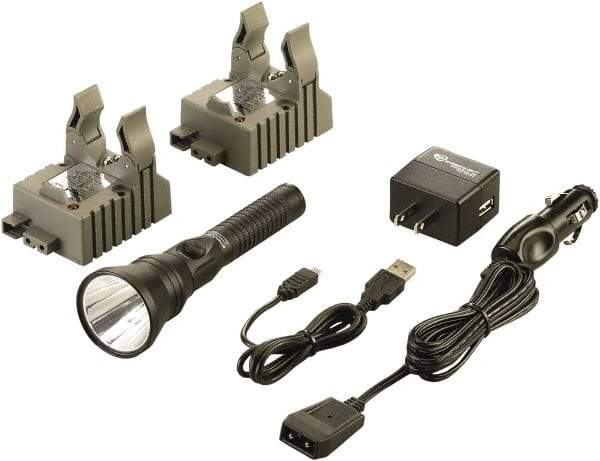 Streamlight - White LED Bulb, 700 Lumens, Industrial/Tactical Flashlight - Black Aluminum Body, 1 3.75V Lithium-Ion Battery Included - Eagle Tool & Supply