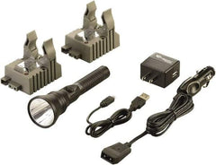 Streamlight - White LED Bulb, 700 Lumens, Industrial/Tactical Flashlight - Black Aluminum Body, 1 3.75V Lithium-Ion Battery Included - Eagle Tool & Supply