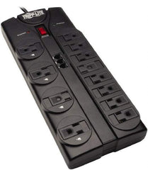Tripp-Lite - 12 Outlets, 120 VAC15 Amps, 8' Cord, Power Outlet Strip - Floor, Keyhole Mount, 5-15 NEMA Configuration, 10.3" Strip - Eagle Tool & Supply