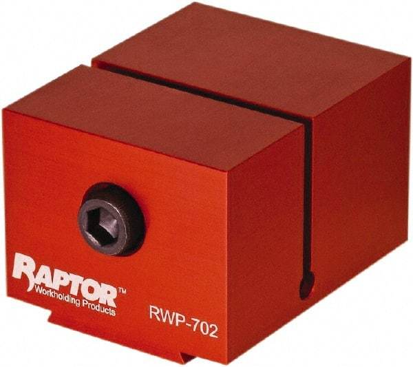 Raptor Workholding - 1-1/2" Jaw Width, 1.82" High x 2.35" Long x 2.95" Wide Dovetail Vise - For Use with 4 & 5 Axis Workholding Systems - Eagle Tool & Supply