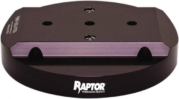 Raptor Workholding - 8.45" Jaw Width, 1-3/4" High Riser - For Use with 4 & 5 Axis Workholding Systems - Eagle Tool & Supply