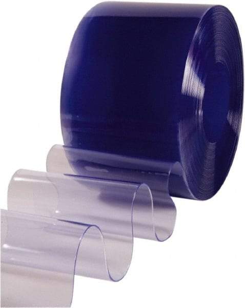 Clearway Door - Clear Standard QuickStrip Roll Dock Curtain Strips - 12" Wide x 150' Long x 1/8" Thick - Eagle Tool & Supply