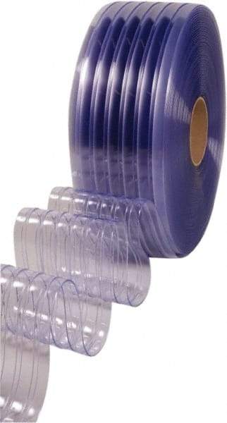 Clearway Door - Clear Standard Bulk Strip Roll Dock Curtain Strips - 8" Wide x 150' Long x 0.08" Thick - Eagle Tool & Supply