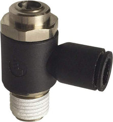 Legris - Speed & Flow Control Valves   Valve Type: Compact Meter Out Flow Control    Male Thread Size: 1/8 - Eagle Tool & Supply