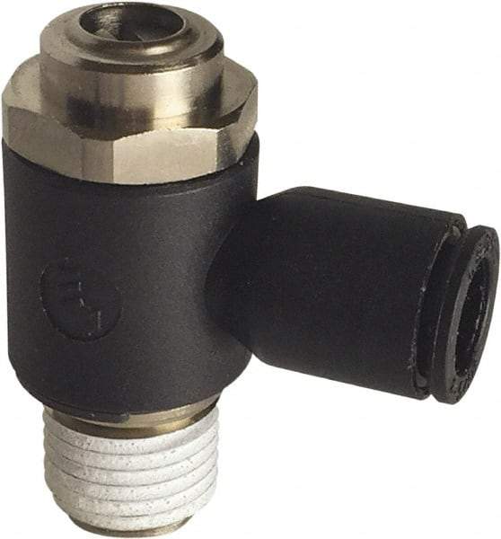 Legris - Speed & Flow Control Valves   Valve Type: Compact Meter In Flow Control    Male Thread Size: 1/8 - Eagle Tool & Supply