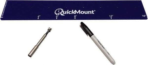 Clearway Door - 2' Long Nylon Dock Strip Door Strip Template Kit - Use with PVC Bulk Rolls - Eagle Tool & Supply