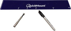 Clearway Door - 2' Long Nylon Dock Strip Door Strip Template Kit - Use with PVC Bulk Rolls - Eagle Tool & Supply