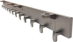 Clearway Door - 2' Long Aluminum Dock Strip Door Boltless Mounting Hardware - Use with PVC Strips - Eagle Tool & Supply