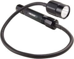 Pelican Products, Inc. - White LED Bulb, 65 Lumens, Hands-free Flashlight - Black Aluminum Body, 2 AA Alkaline Batteries Included - Eagle Tool & Supply