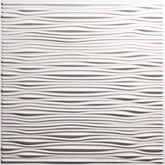 Genesis - Pack of 12 Drifts 23-3/4" x 23-3/4" x 0.11" Vinyl Ceiling Tiles - Eagle Tool & Supply