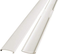 GridMAX - 4' Long x 1-1/16" Wide x 0.16" Thick, Vinyl Ceiling Grid Cover - ASTM E-84 Specification, White - Eagle Tool & Supply