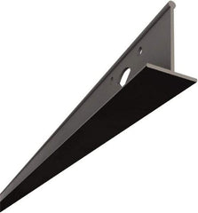 HG-Grid - 8' Long x 61/64" Wide x 1.94" Thick, Vinyl Ceiling Grid - ASTM E-84 Specification, Black - Eagle Tool & Supply