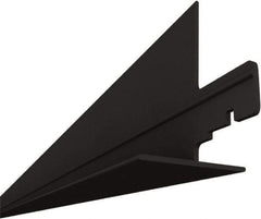 HG-Grid - 24-1/2" Long x 61/64" Wide x 0.15" Thick, Vinyl Cross Tee - ASTM E-84 Specification, Black - Eagle Tool & Supply