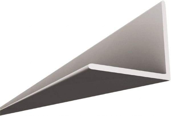 HG-Grid - 8' Long x 15/16" Wide x 15/16" Thick, Vinyl Angled Molding - ASTM E-84 Specification, White - Eagle Tool & Supply