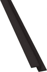 Genesis - 3-1/2" Long x 24-1/4" Wide x 3.24" Thick, Vinyl Trim Kit - ASTM E-84 Specification, Black - Eagle Tool & Supply