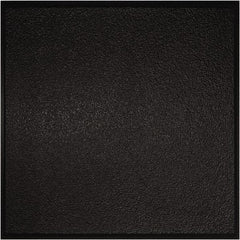 Genesis - 23-3/4" Long x 23-3/4" Wide x 0.11" Thick, Vinyl Ceiling Tile - ASTM E-84 Specification, Black - Eagle Tool & Supply
