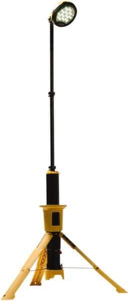 Pelican Products, Inc. - 14.4 Volt, Cordless, LED Portable Floor Work Light - 1 Head, 5,300 Lumens, Polypropylene, 39.9" High - Eagle Tool & Supply