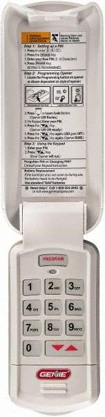Genie - Garage Door Keyless Entry - For Use with Commercial/Residential Doors - Eagle Tool & Supply