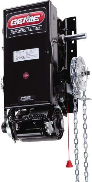 Genie - 1/2 hp 1 Phase Standard Duty Garage Door Hoist Operator Head with Brake - For Use with Maximum 24' High Rolling Door - Eagle Tool & Supply