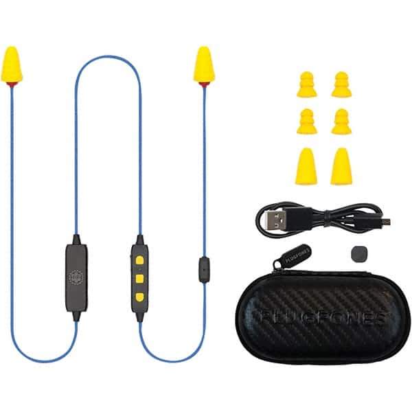 Plugfones - Hearing Protection/Communication Type: Earplugs w/Audio Noise Reduction Rating (dB): 26.00 - Eagle Tool & Supply