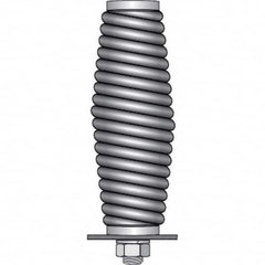 Checkers - Flag Pole Accessories Type: Hexagon Base Material: Steel w/Bright Zinc Finish - Eagle Tool & Supply