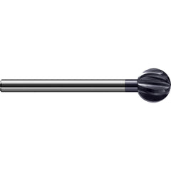 Harvey Tool - 1/2" Diam 300° Wrap Angle 12mm LOC 6-Flute AlTiN Finish Undercut End Mill - Exact Industrial Supply