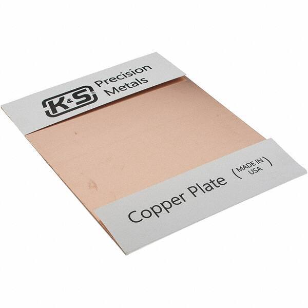 Made in USA - Copper Sheets Material: Copper Thickness (Decimal Inch): 0.0500 - Eagle Tool & Supply