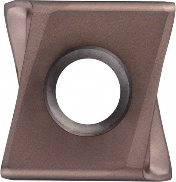 Sumitomo - LNEX130608 H Grade ACK200 Carbide Milling Insert - Al2O3/TiCN Finish, 6.4mm Thick, 0.03mm Corner Radius - Eagle Tool & Supply