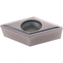 Hertel - DPGT32.52 FV Grade PH7910 Carbide Boring Insert - AlTiN Finish, 55° Diamond, 11° Relief Angle, 3/8" Inscr Circle, 0.156" Thick, 0.032" Corner Radius - Eagle Tool & Supply