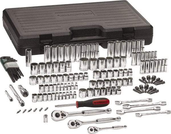 GearWrench - 141 Piece 1/4 & 3/8" Drive Mechanic's Tool Set - Comes in Blow Molded Case - Eagle Tool & Supply