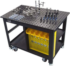 Rhino Cart - 1,500 Lb Capacity Mobile Welder's Table - 48" Wide x 30" Deep x 36" High, Steel - Eagle Tool & Supply