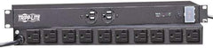 Tripp-Lite - 12 Outlets, 120 VAC15 Amps, 10' Cord, Power Outlet Strip - Floor, Keyhole Mount, 5-15 NEMA Configuration, 4" Strip - Eagle Tool & Supply