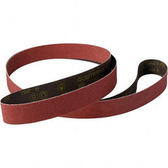 3M - 8" Wide x 60" OAL, 60 Grit, Ceramic Abrasive Belt - Ceramic, Medium, Coated, YF Weighted Cloth Backing, Series 784F - Eagle Tool & Supply