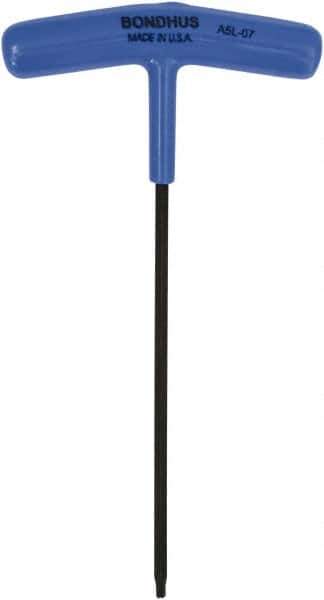 Bondhus - A5L-07 ASTER Recess Key - T-Handle Cushion Grip - Eagle Tool & Supply