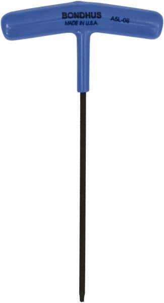 Bondhus - A5L-06 ASTER Recess Key - T-Handle Cushion Grip - Eagle Tool & Supply