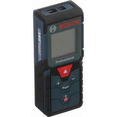 Bosch - 165' Range, Laser Distance Finder - 2 AAA Batteries Required, Accurate to 1/16", Comes with 2 AAA Batteries, Hand Strap, 5 Target Cards, Pouch - Eagle Tool & Supply
