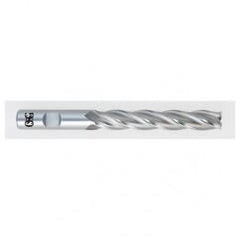 1/2 Dia. x 5 Overall Length 4-Flute Square End HSS-CO SE End Mill-Round Shank-Non-Center Cutting-Uncoated - Eagle Tool & Supply