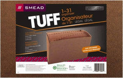 SMEAD - 8-1/2 x 14", Legal, Redrope, 1-31 Indexed Expanding Files - Assorted Tab Cut Location - Eagle Tool & Supply