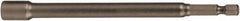 Wiha - 3/8" Magnetic Nutsetter - 1/4" Hex Drive, 12" OAL - Eagle Tool & Supply