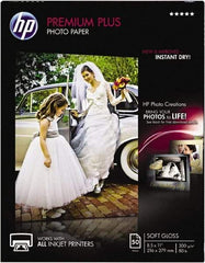 Hewlett-Packard - 8-1/2" x 11" White Photo Paper - Use with Inkjet Printers - Eagle Tool & Supply