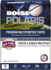 Boise - 8-1/2" x 11" White Copy Paper - Use with Laser Printers, Copiers, Inkjet Printers - Eagle Tool & Supply