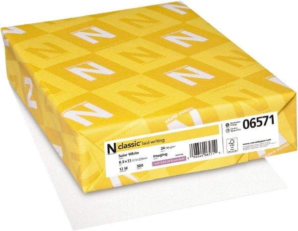 Neenah Paper - 8-1/2" x 11" Solar White Copy Paper - Use with Laser Printers, Copiers, Inkjet Printers - Eagle Tool & Supply