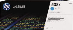 Hewlett-Packard - Cyan Toner Cartridge - Use with HP Color LaserJet M553 - Eagle Tool & Supply