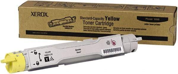 Xerox - Yellow Toner Cartridge - Use with Xerox Phaser 6360 - Eagle Tool & Supply