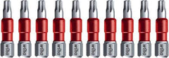 Wiha - T20 Torx Bit - 1/4" Hex Drive, 1-9/64" OAL - Eagle Tool & Supply