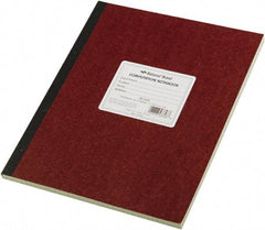 National Brand - 75 Sheet, 9-1/4 x 11-3/4", Quadrille Computation Book - Brown - Eagle Tool & Supply