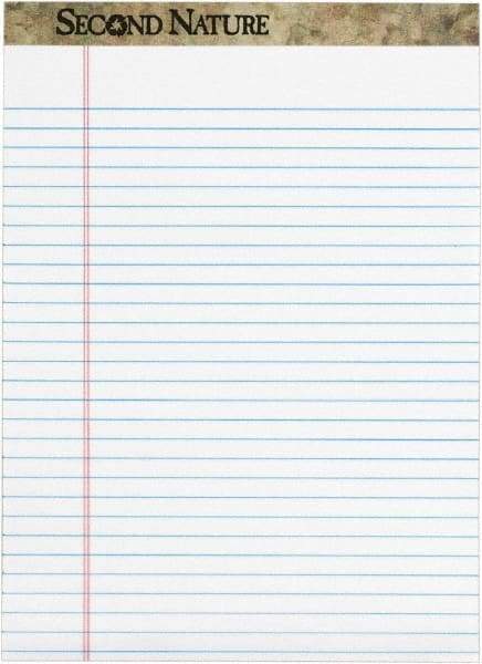 TOPS - 50 Sheet, 8-1/2 x 11-3/4", Legal Pad - White - Eagle Tool & Supply